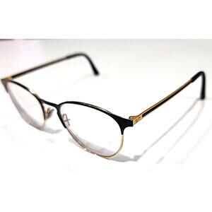 Ray Ban RB6375 2890 No Nose Pad Black Gold Metal Round Eyeglasses 51-18 145